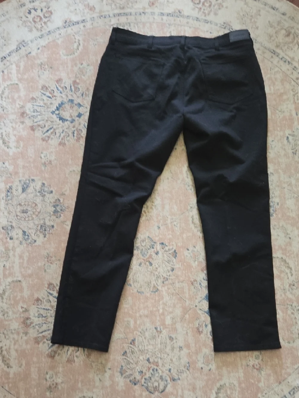 Calvin Klein Black Dress Pants Stretch 4 Pockets Size 40x32 Excellent Condition